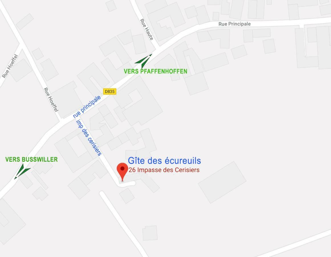 Le Gite Des Ecureuils Schalkendorf Dış mekan fotoğraf